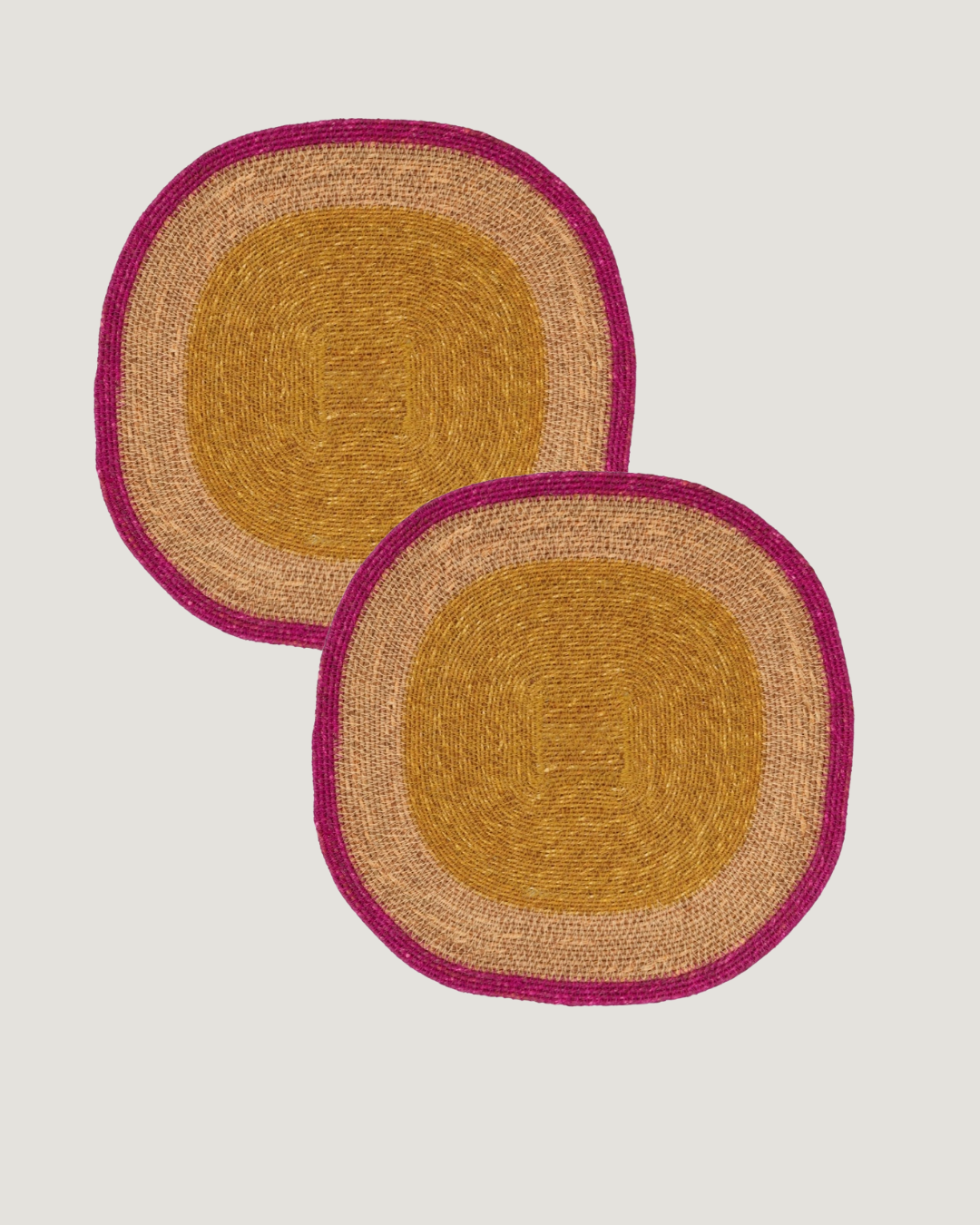 Pack 2 individuales rafia