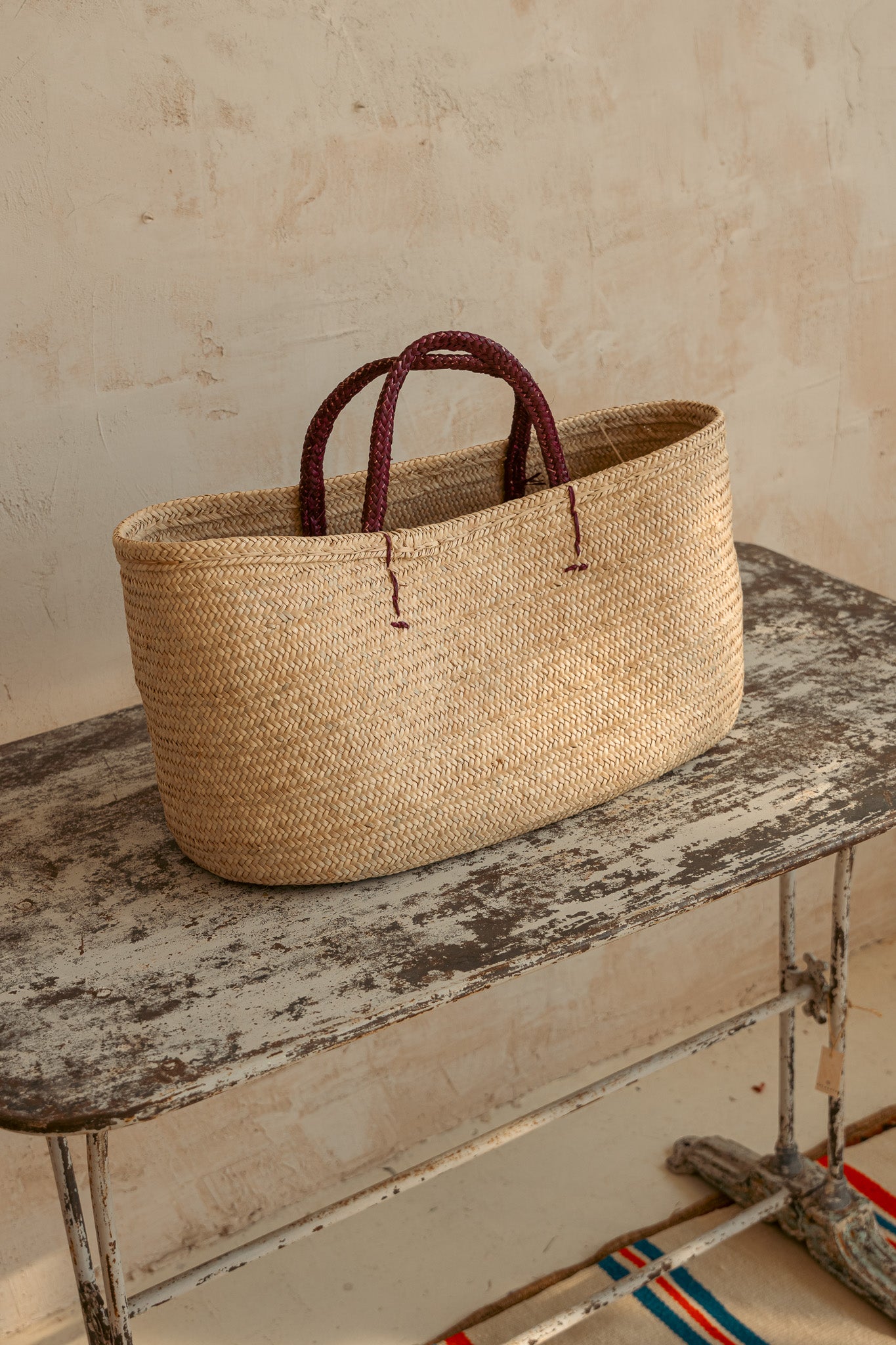 Bolso grande bicolor