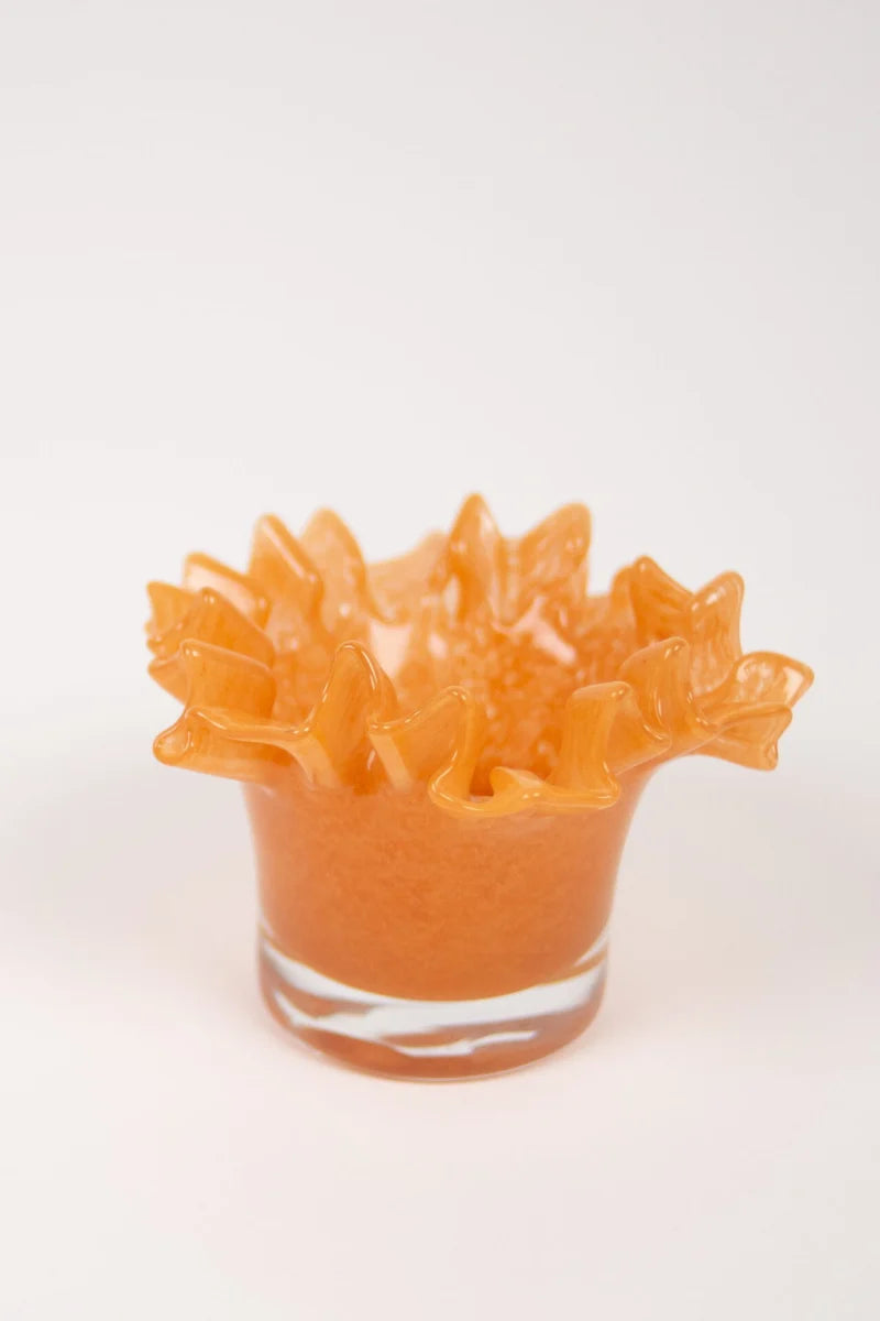 Candelabro naranja 14 cm