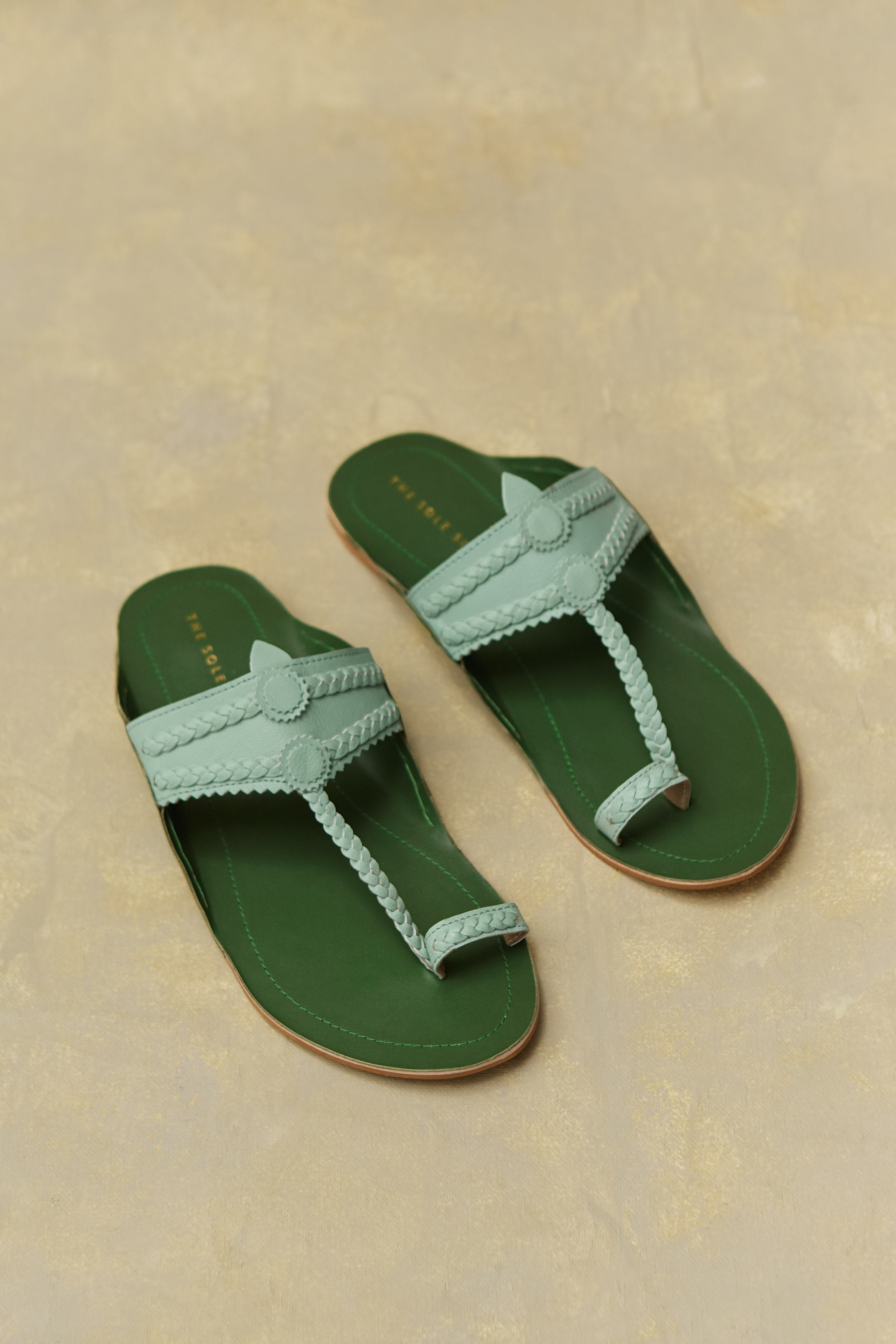 Sandalias Verde