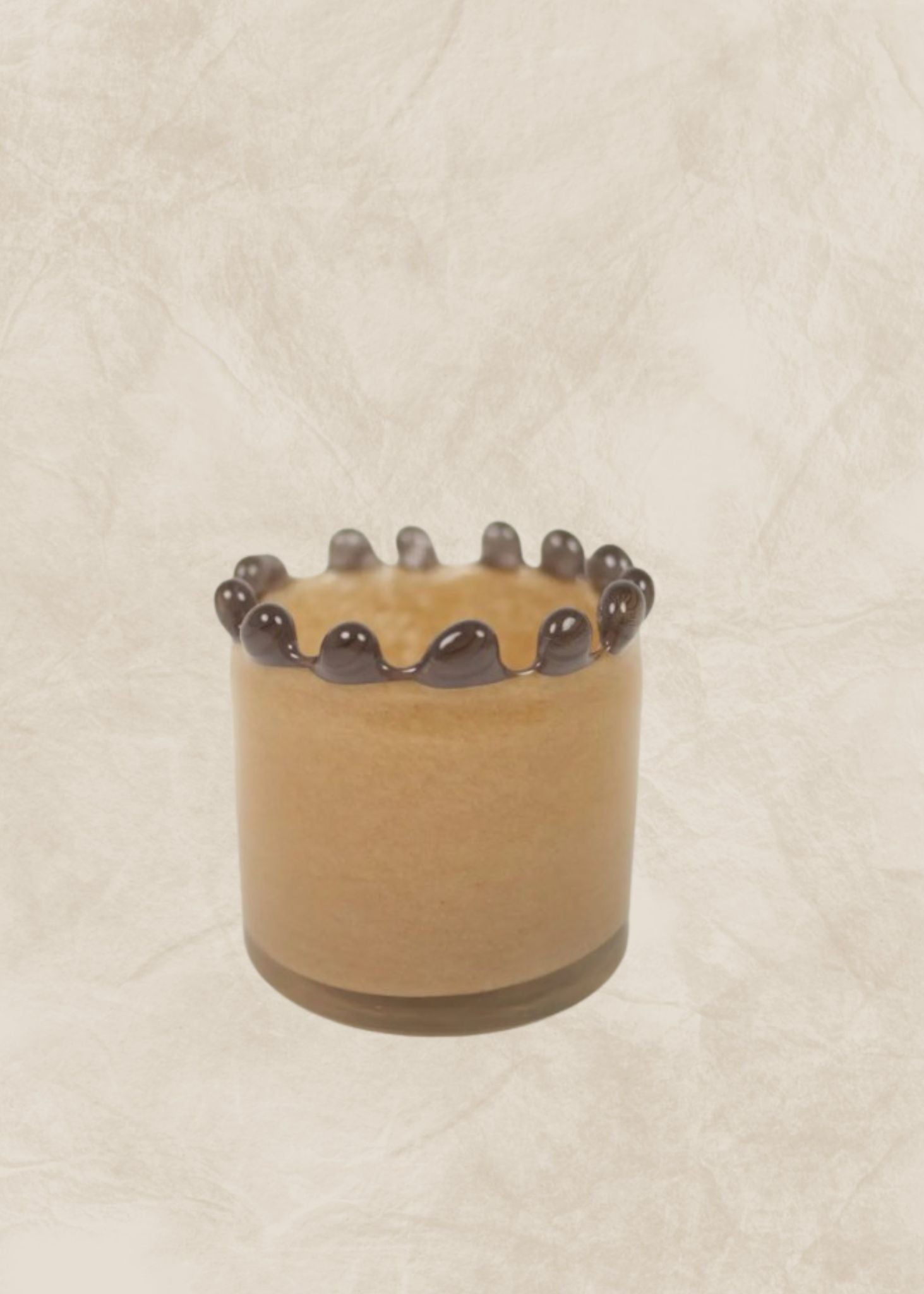 Porta velas khaki 10cm