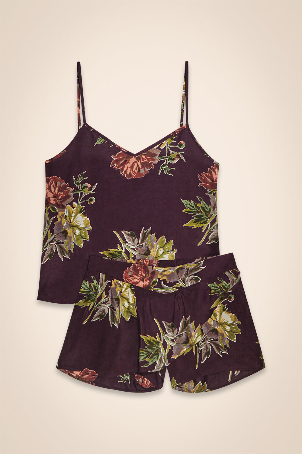 PIJAMA CORTO FLORAL SINGAPUR