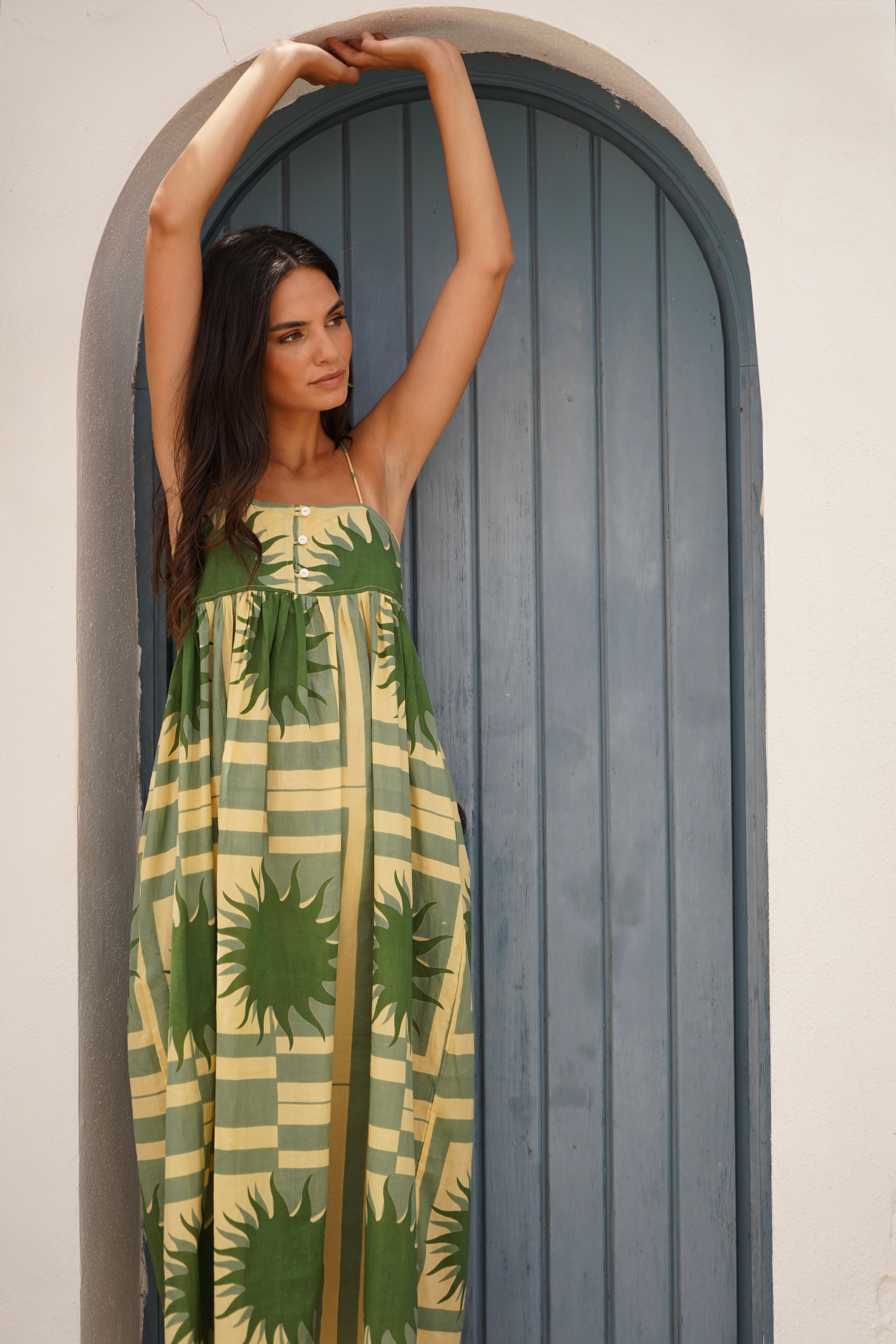 Vestido Le Soleil verde