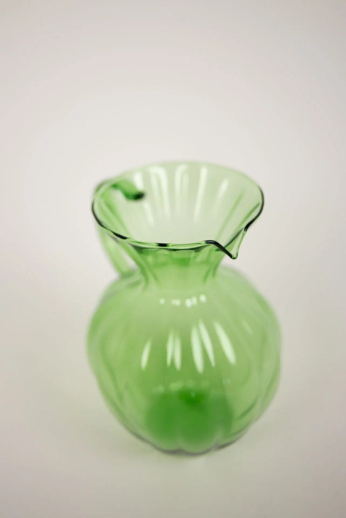 Jarra vidrio verde