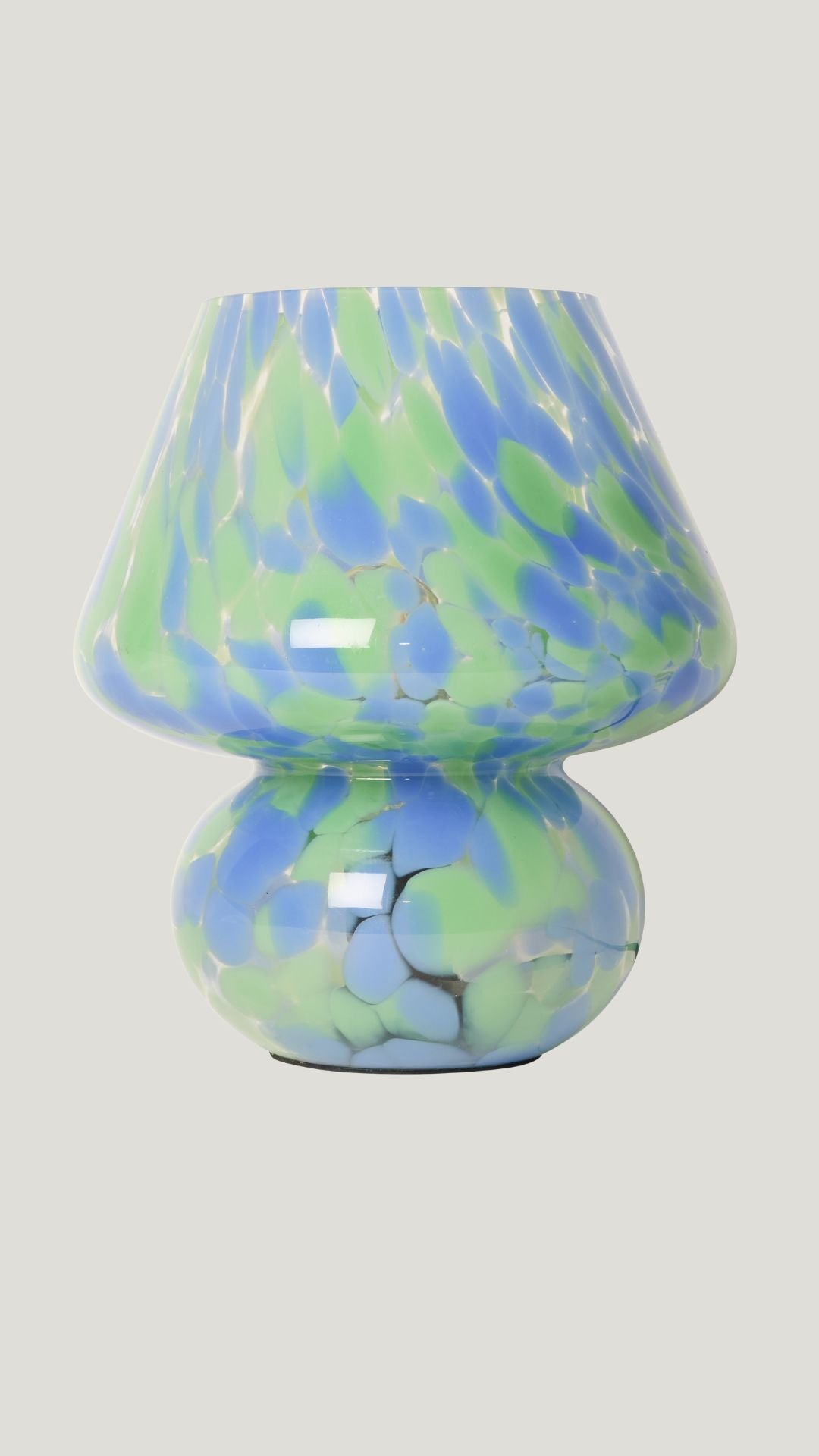 Lámpara de mesa verde /azul