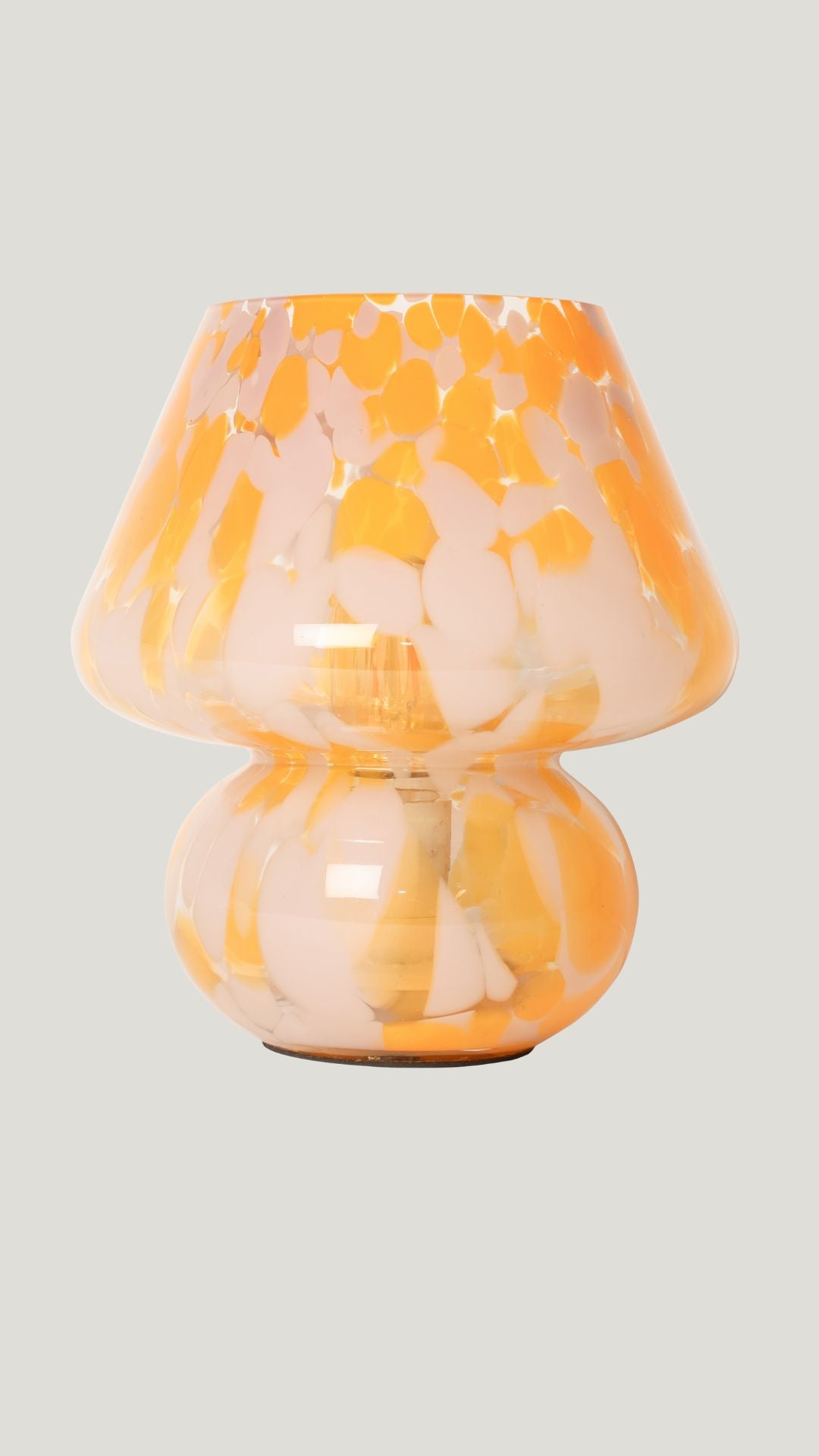 Lámpara de mesa rosa /naranja