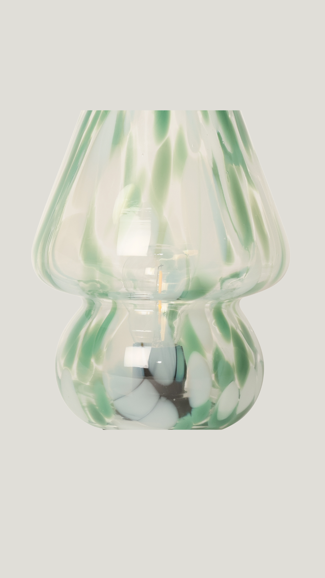 Lámpara Joyful verde /blanca