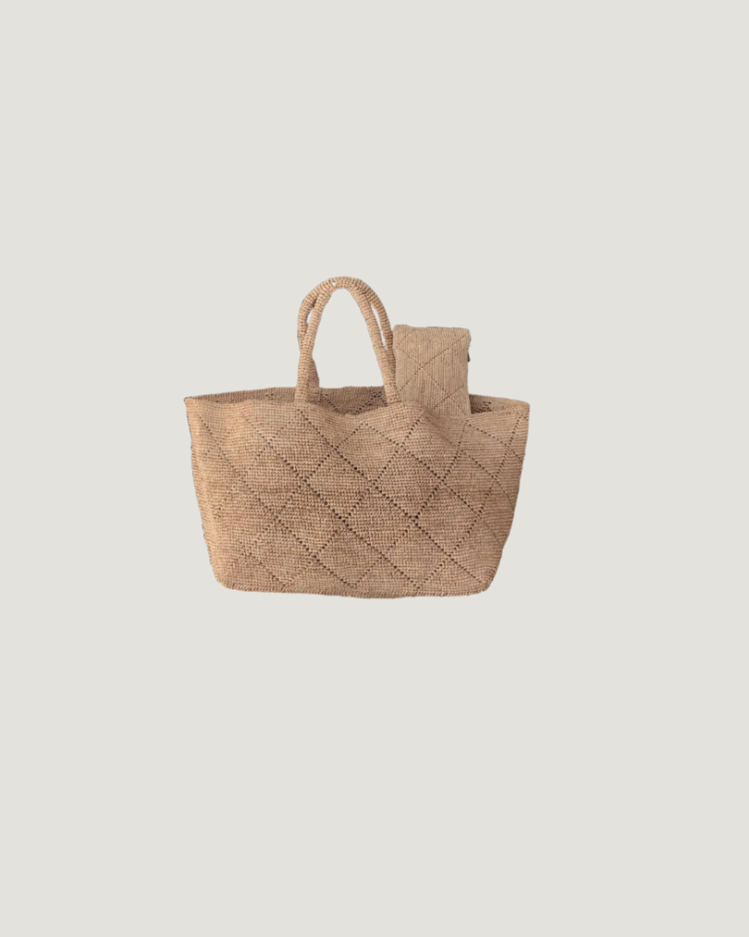 Bolso rafia natural