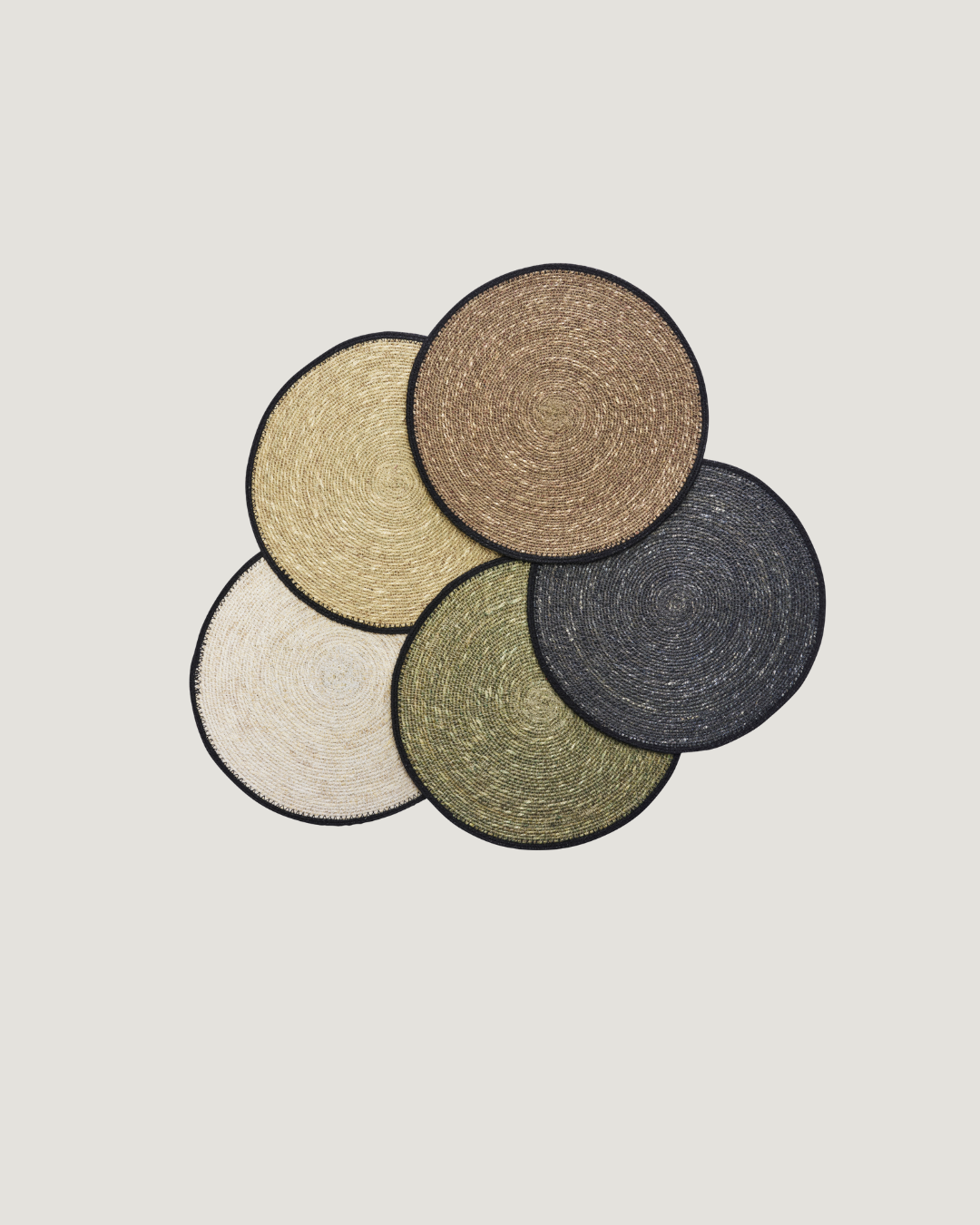 Pack  2 individuales rafia