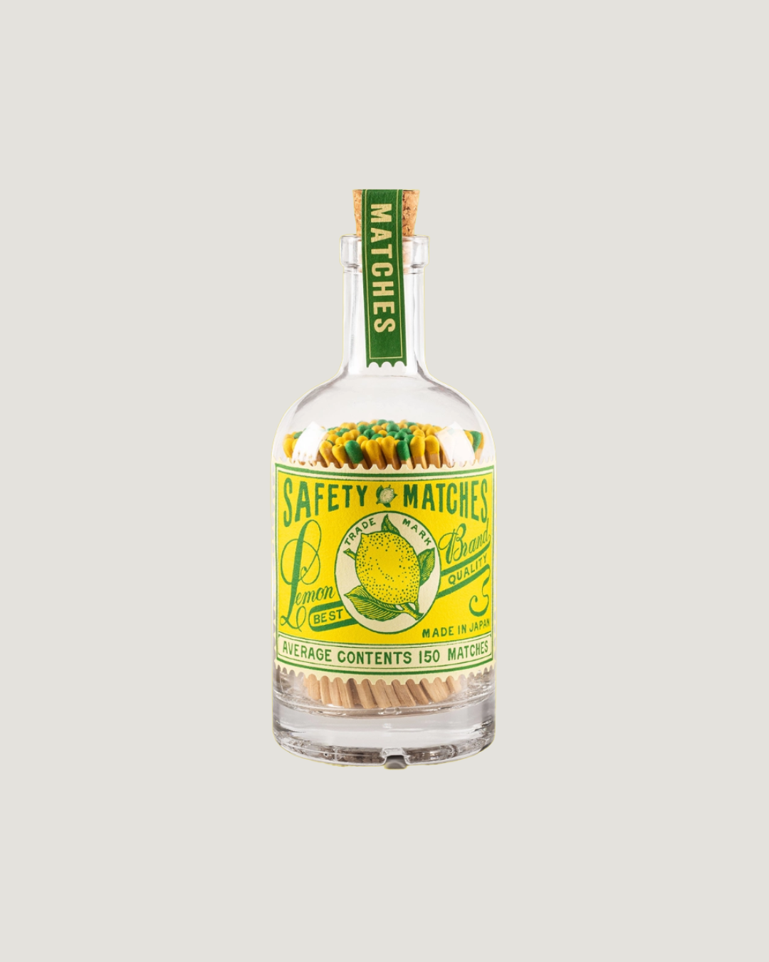 Cerillas-Lemon Stamp Match Bottle