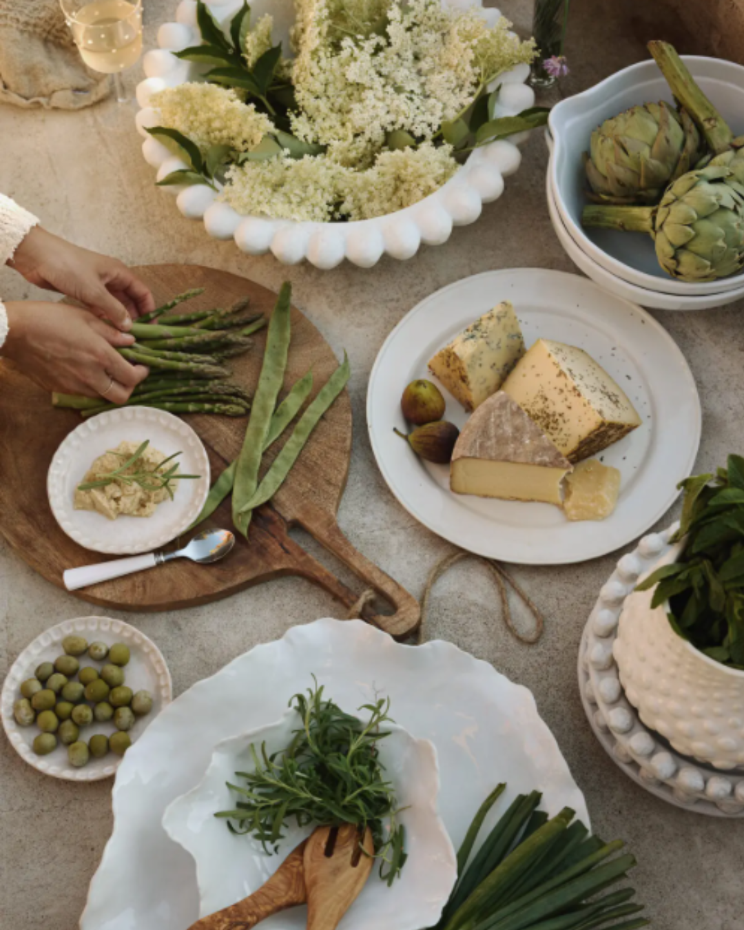 Tabla madera redonda