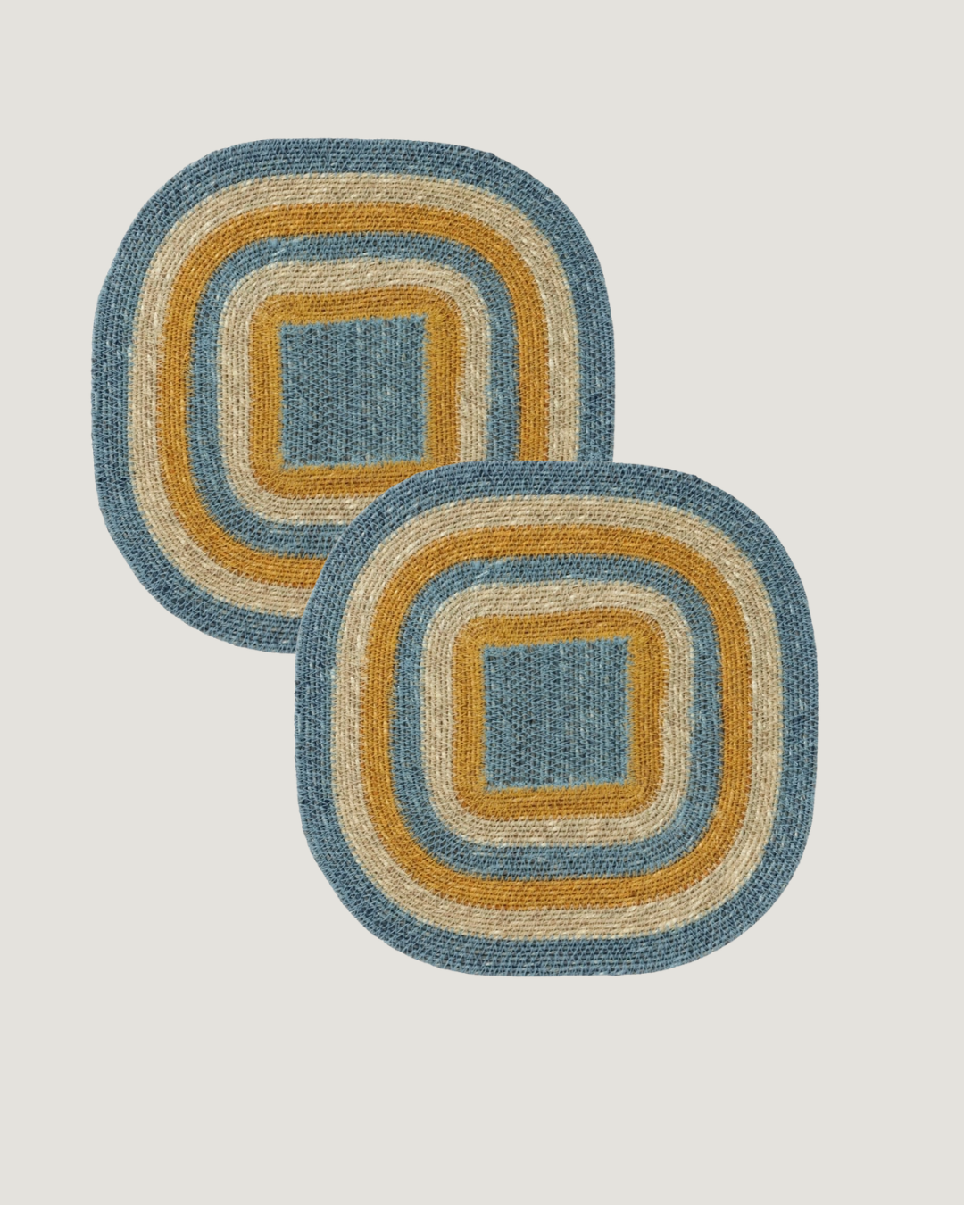 Pack 2  individuales rafia