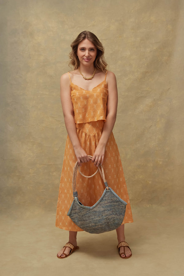 Falda estampada algodón