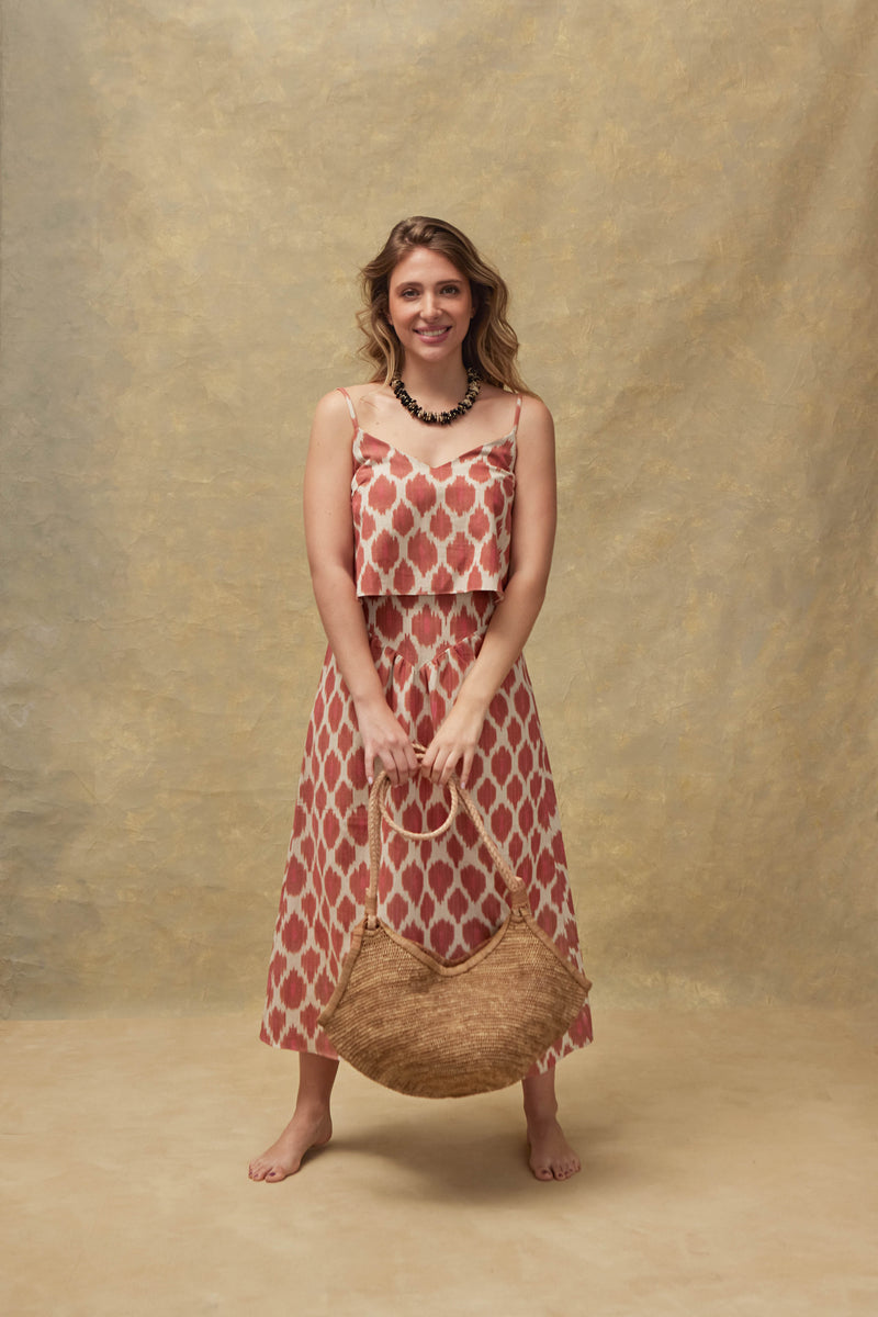 Top estampado algodón