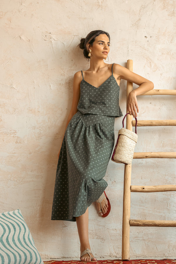 Top estampado algodón