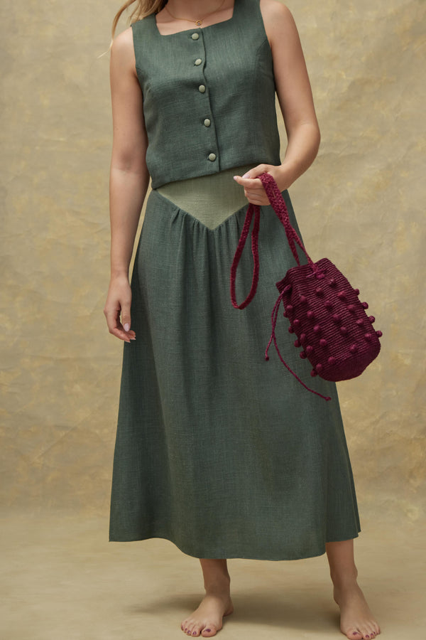 Falda lino