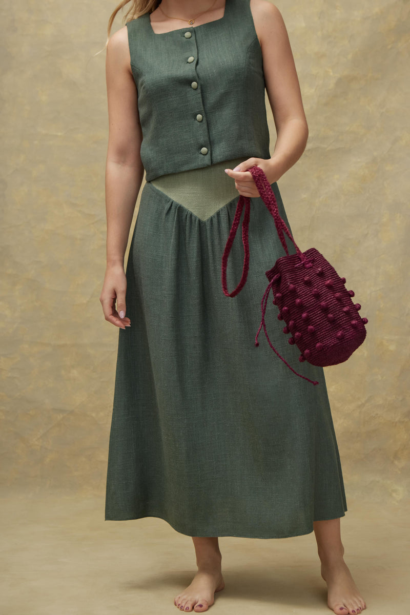 Falda lino
