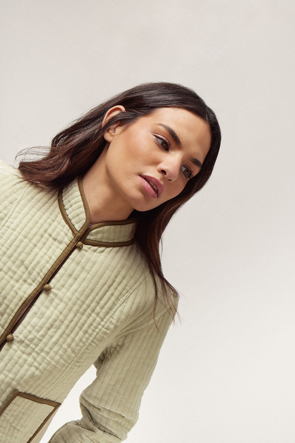 Chaqueta Quilted Terciopelo