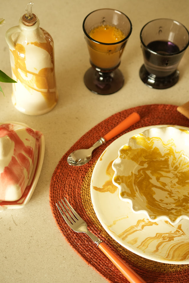 PACK 6 VASO GOBELET ABEILLE AUBERGINE