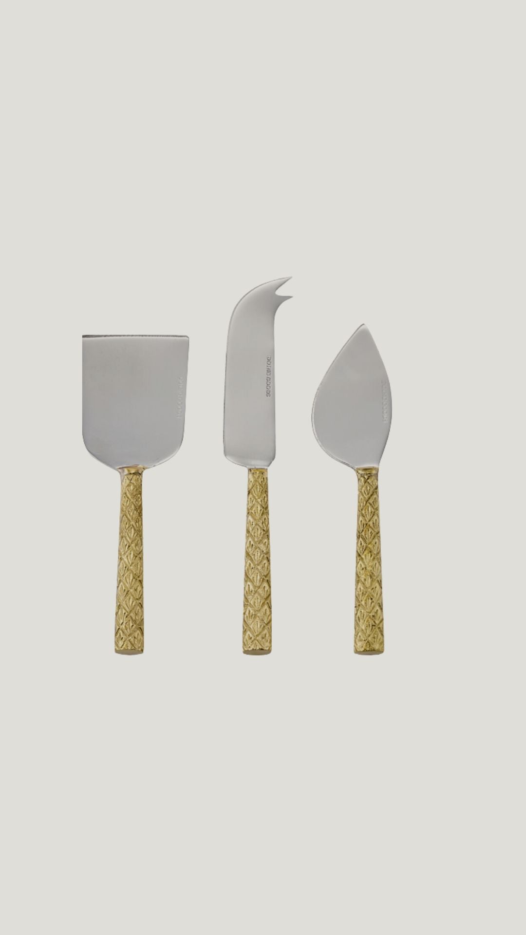 Set 3 cuchillos queso chameli