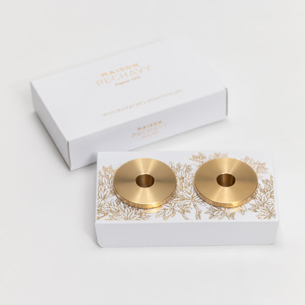 Set de 2 candelabros - Dorado
