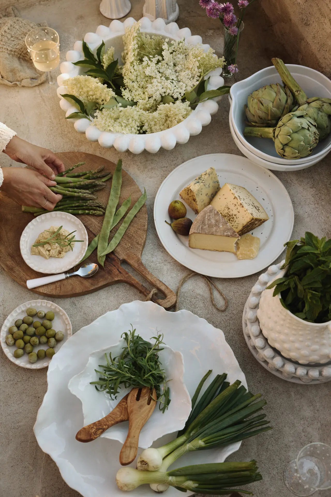 Tabla madera redonda