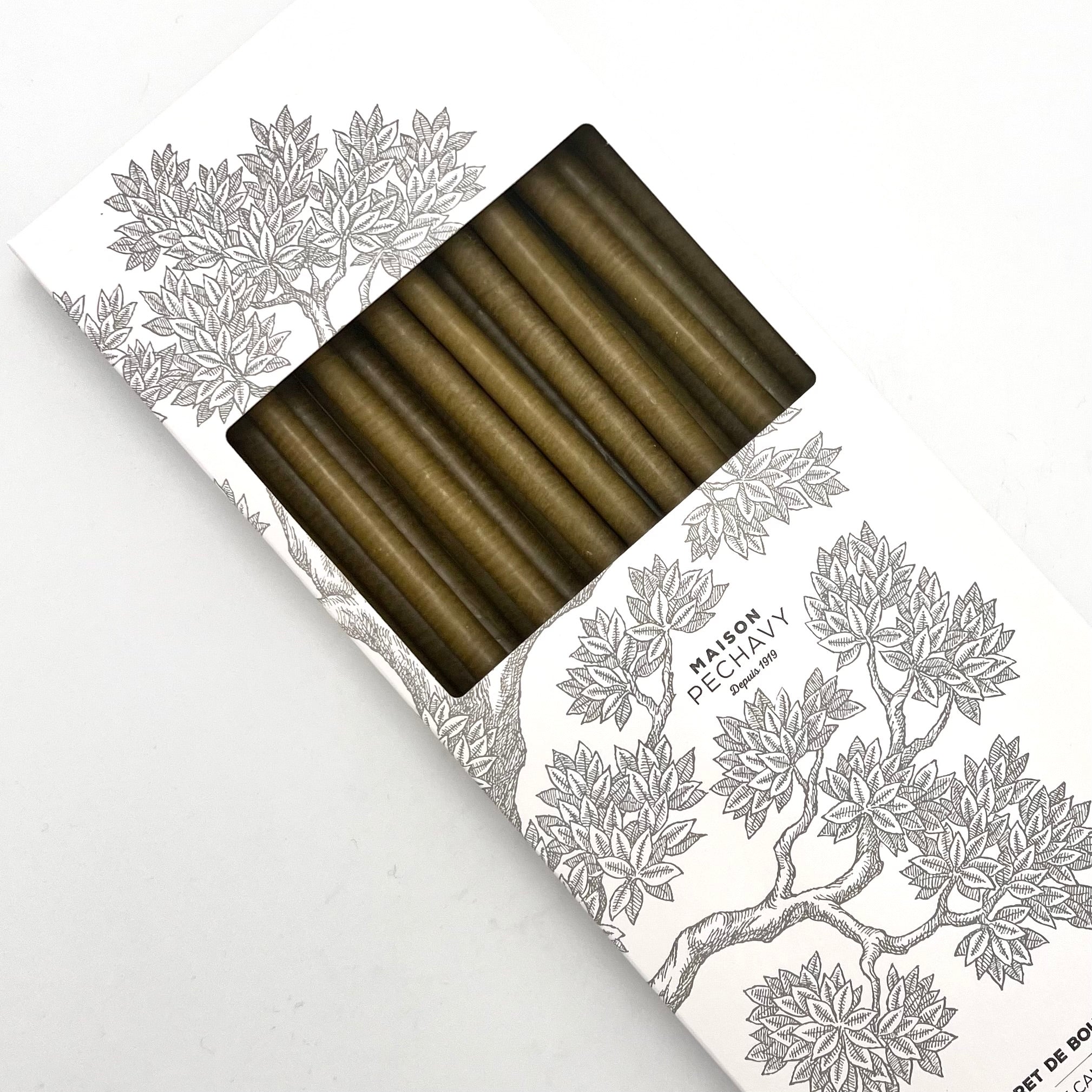 Caja de velas - Kaki