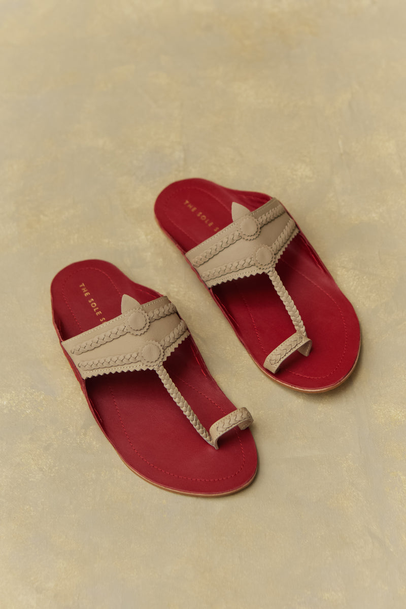 Sandalias Granate