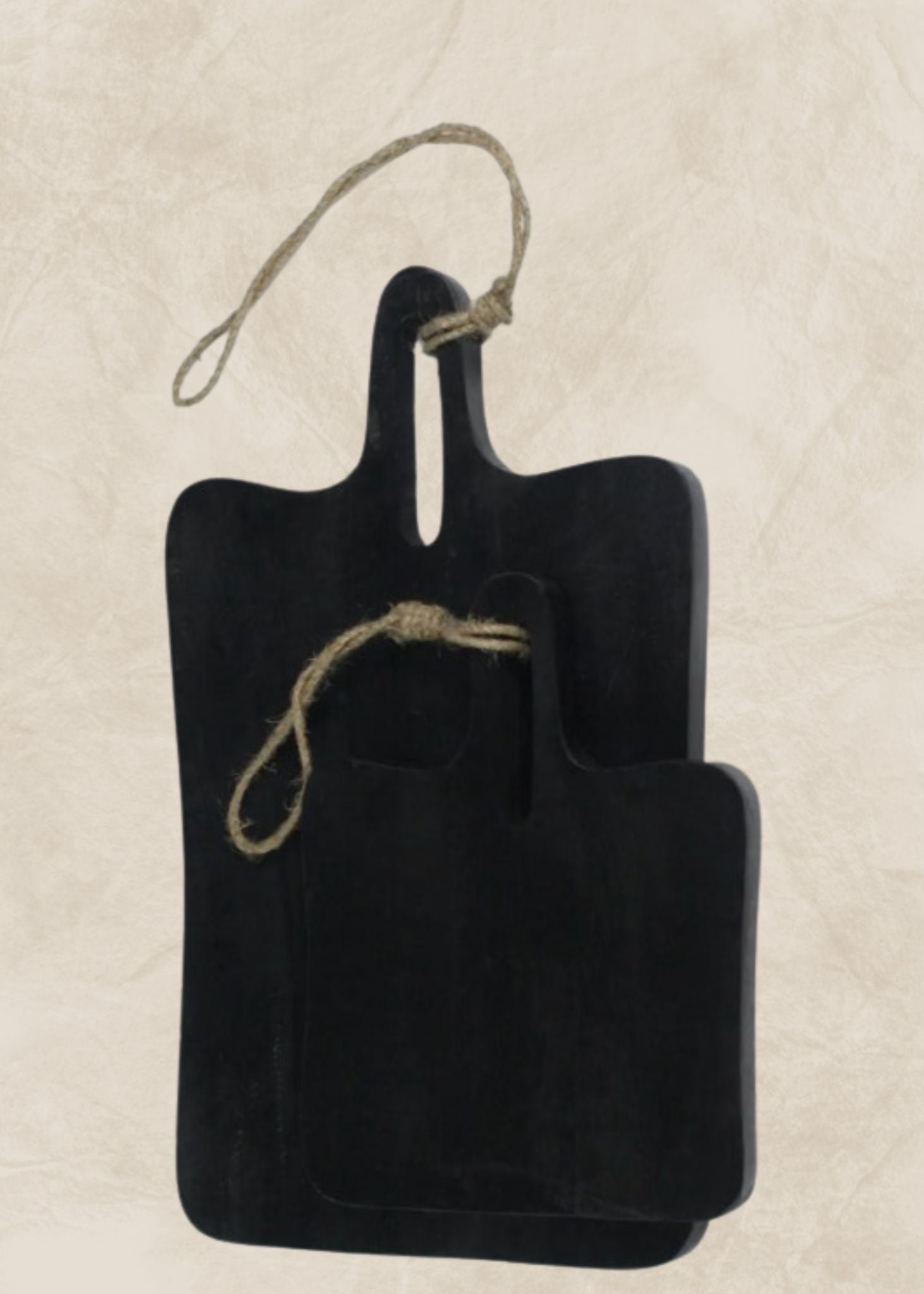 Tabla de madera negra