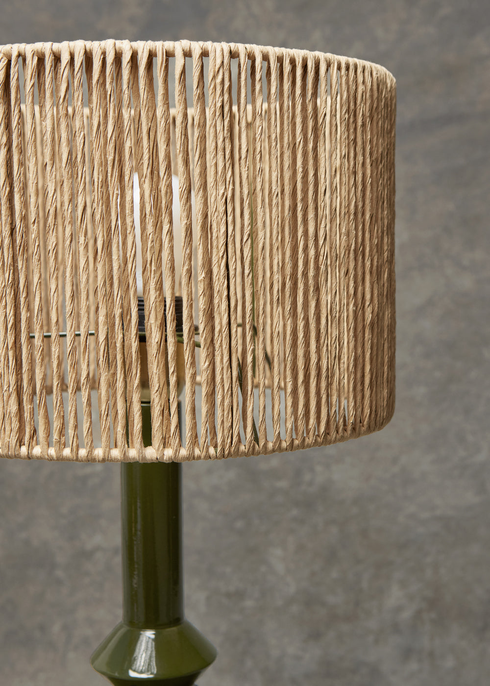 Lámpara de mesa verde