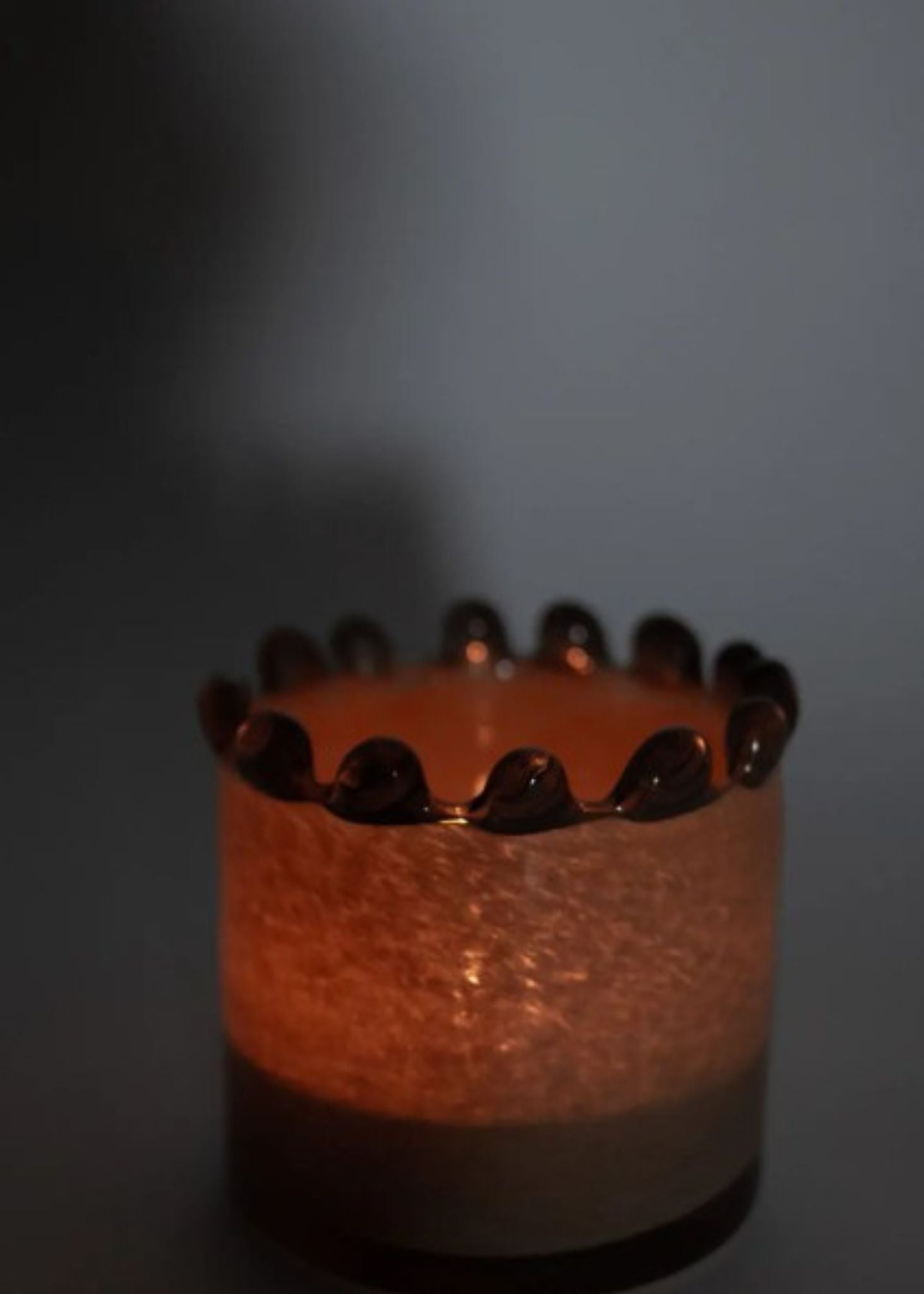 Porta velas khaki 10cm