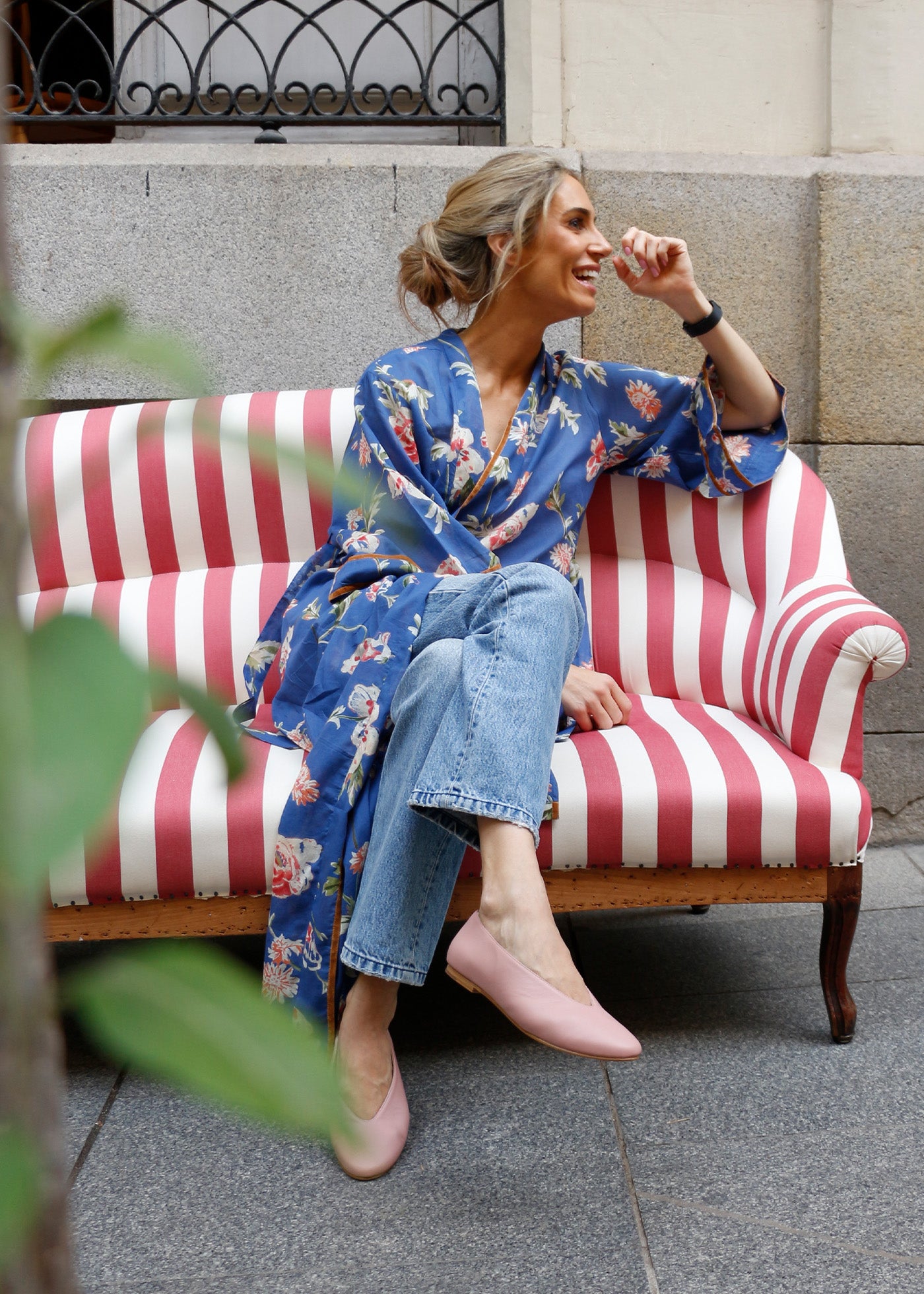 Kimono floral tanger