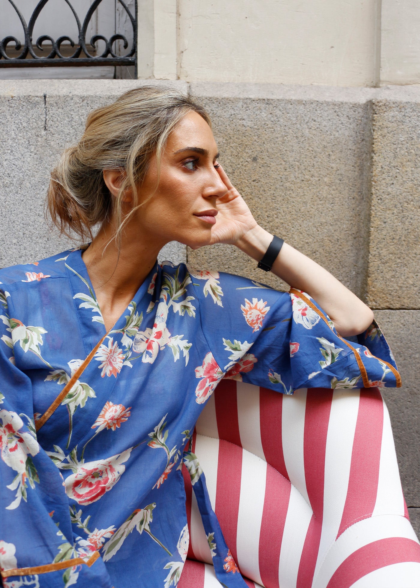 Kimono floral tanger