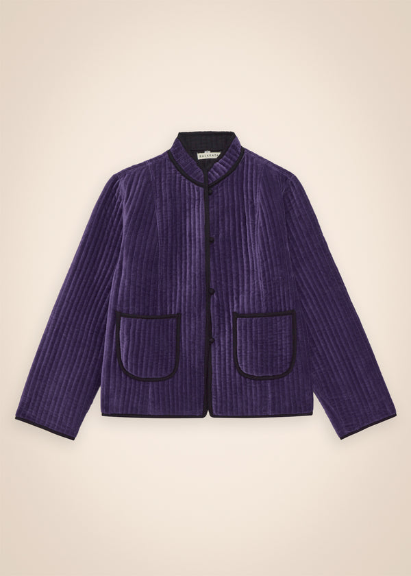 CHAQUETA QUILTED TERCIOPELO