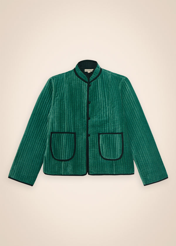 CHAQUETA QUILTED TERCIOPELO