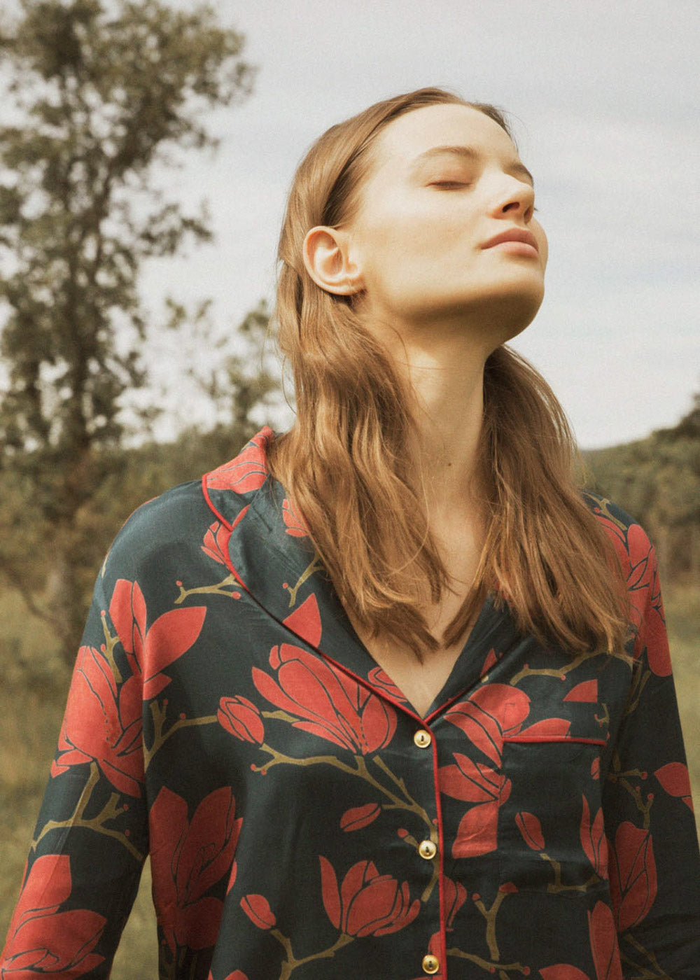 Pijama floral goa