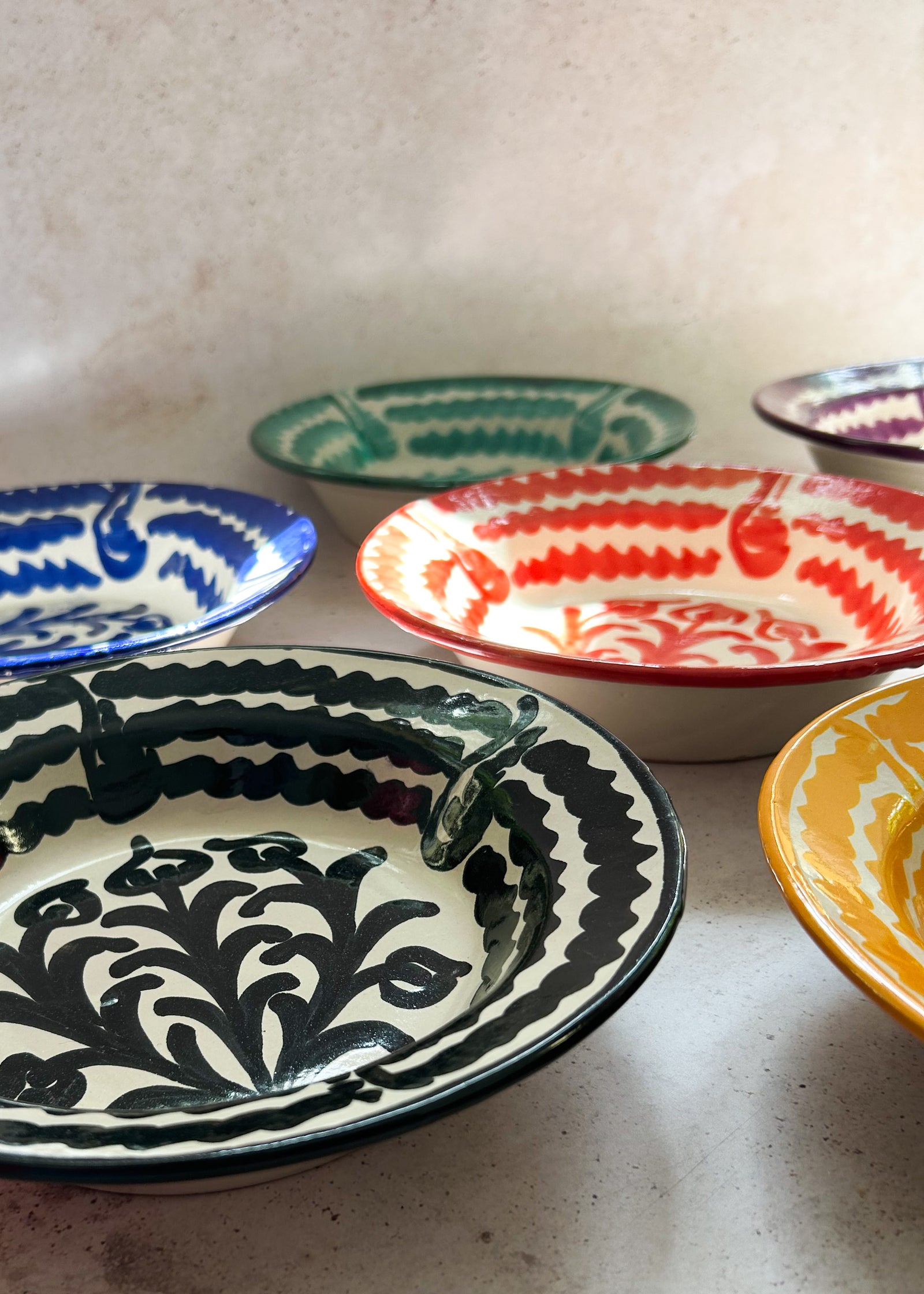 Pottery Plato Ceramica Granadina Plato Decorativo, Granada, Plato