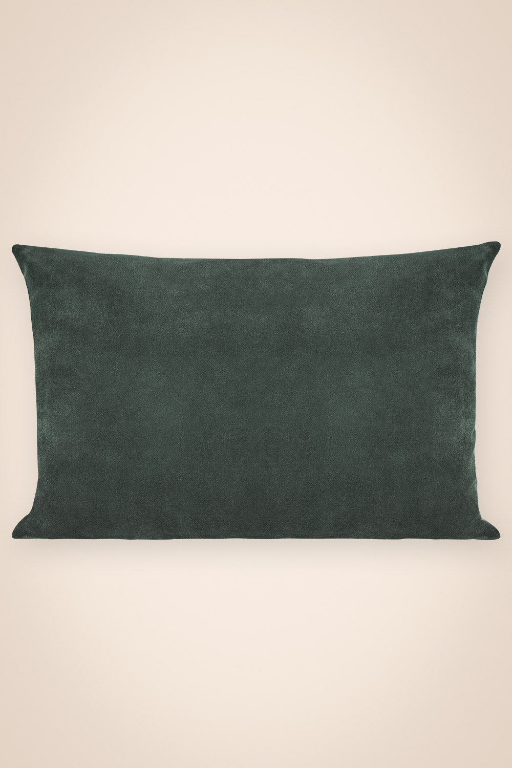 Funda cojín terciopelo verde oscuro