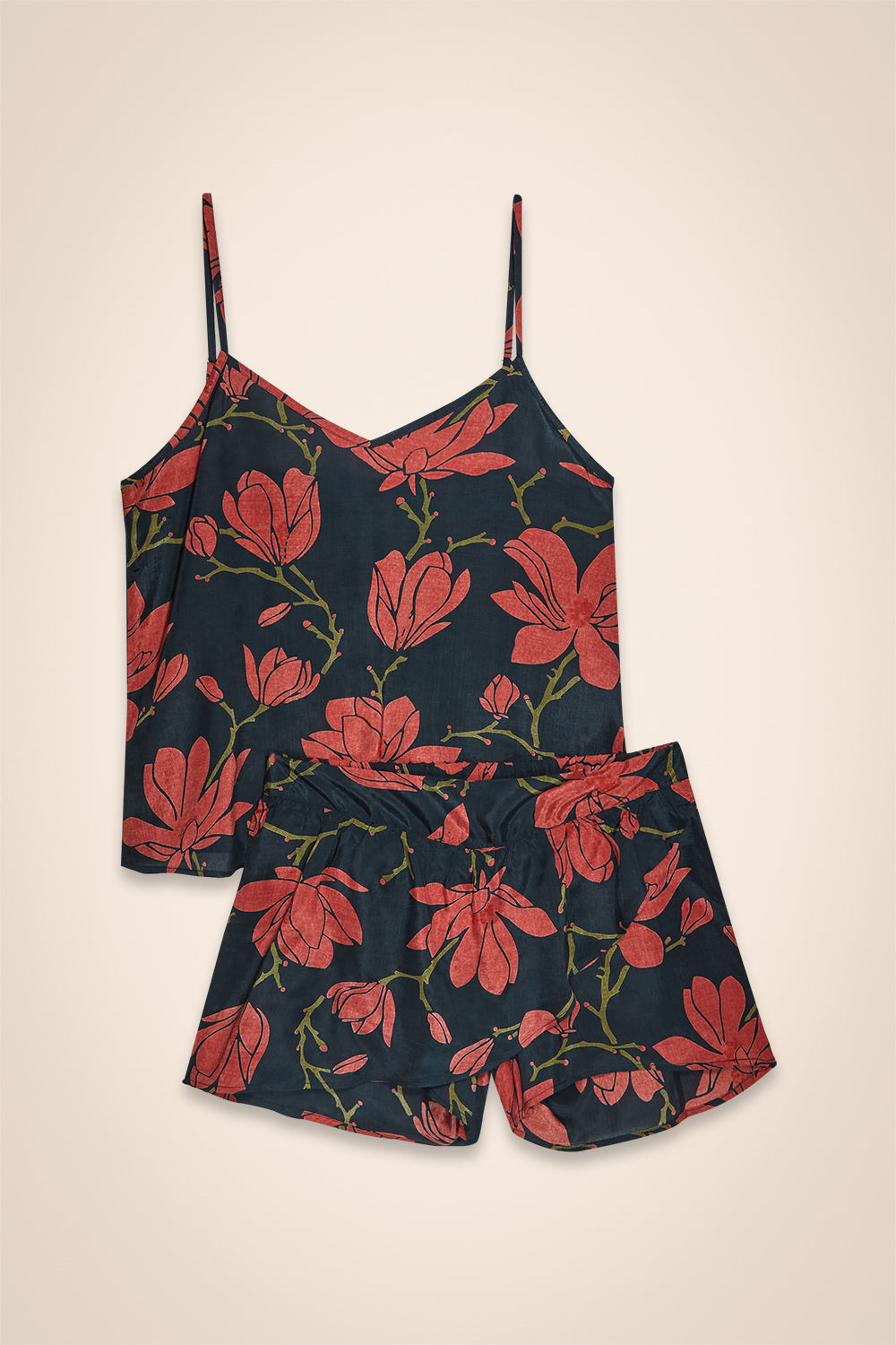 PIJAMA CORTO FLORAL GOA