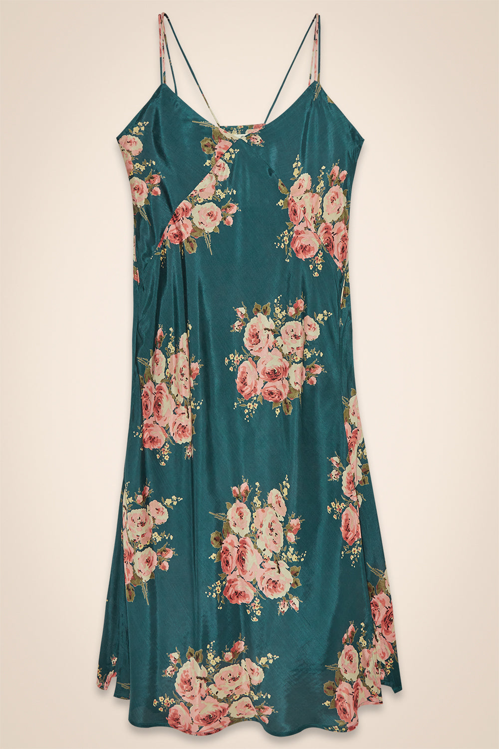 CAMISÓN FLORAL VERDE