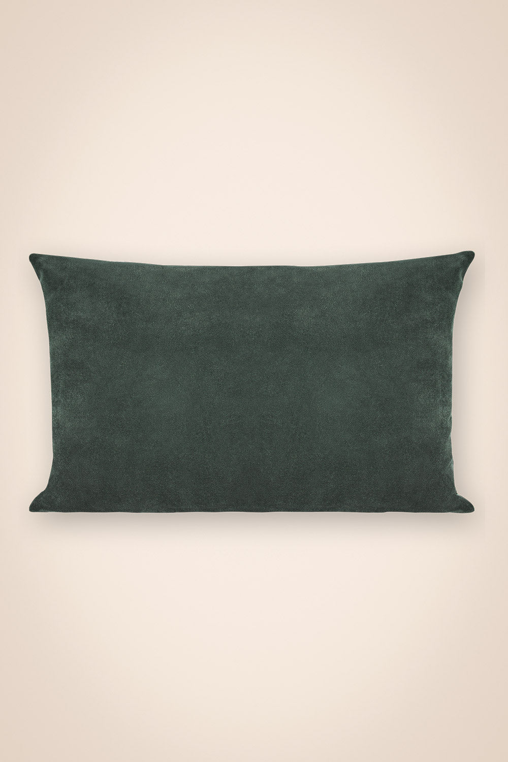 Funda cojín terciopelo verde oscuro
